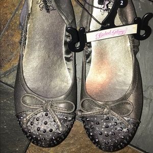 BRAND NEW bling girls flats
